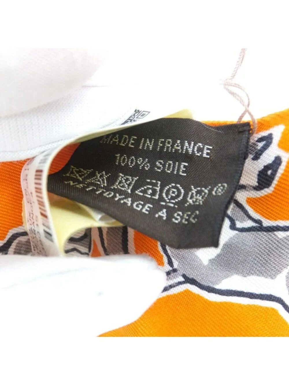 Hermes Heaven Twilly Chevaux en Liberte Horse of Freedom Orange Gray 14 Scarf - Picture 5 of 9